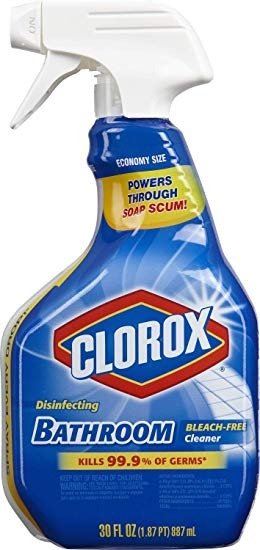 Disinfecting Bathroom Cleaner, Bleach Free - 30 Ounce Spray Bottle