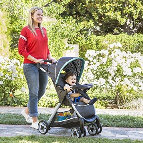 FastAction Fold Click Connect Travel System Stroller, Affinia, One Size