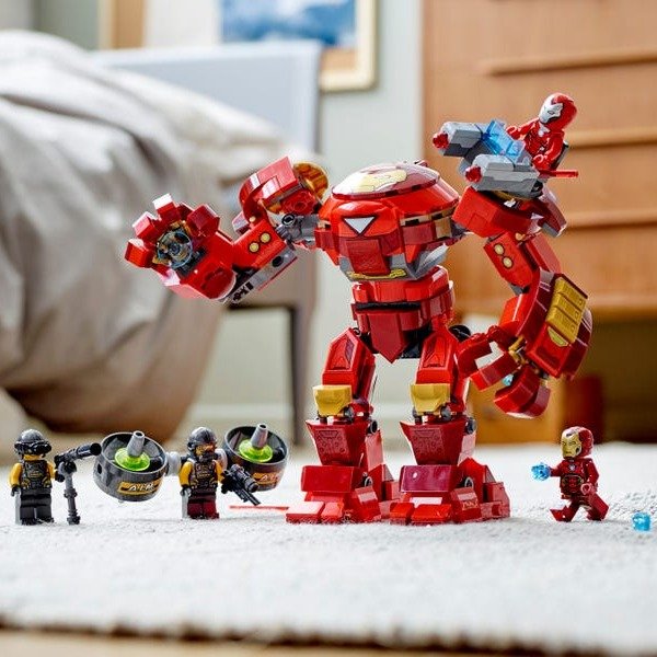 Iron Man Hulkbuster versus A.I.M. Agent 76164 | Marvel | Buy online at the Official LEGO® Shop US