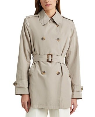 Women's Double-Breasted Trench Coat, Created for Macy's
