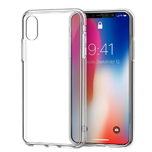 iPhone X Case Clear, Swees Slim & Thin Fit Full Body Shockproof TPU Bumper Protective Case, Transparent Anti-Scratch Hard Back Cover for iPhone X Edition / iPhone 10 Girls Women Men, HD Clear