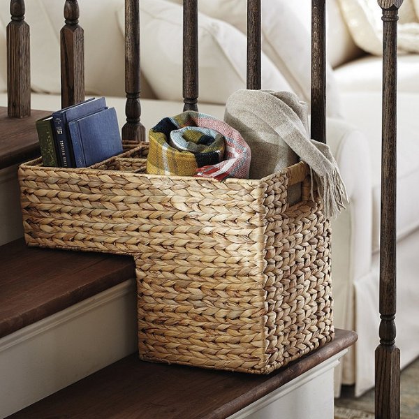 Hyacinth Stair Basket