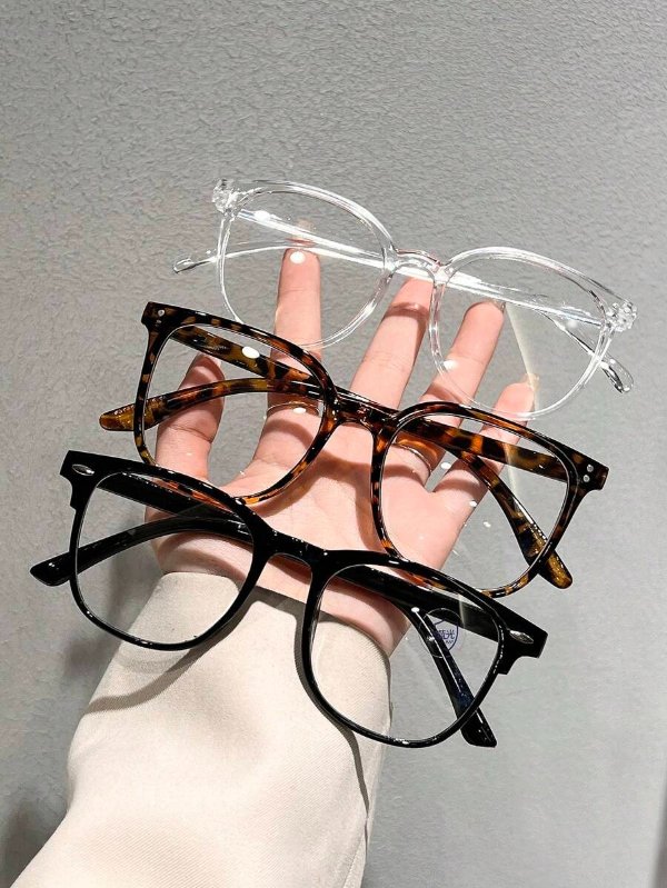 3个装素颜神器眼镜框