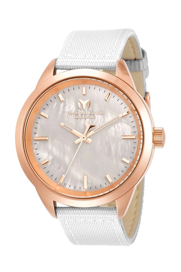 MoonSun Women's Watch w/ Mother of Pearl Dial - 40mm, White (TM-820002)