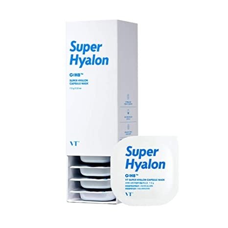 COSMETICS SUPER HYALON CAPSULE MASK - BTS Skincare | BTS Mask | Blue Mask | Blue wash off mask | Wash-off mask | Nourishing mask | Hyaluronic acid | Korean Skin Care