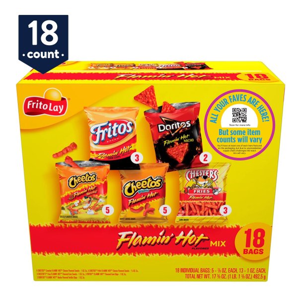 Flamin' Hot Mix Variety Pack, 18 Count