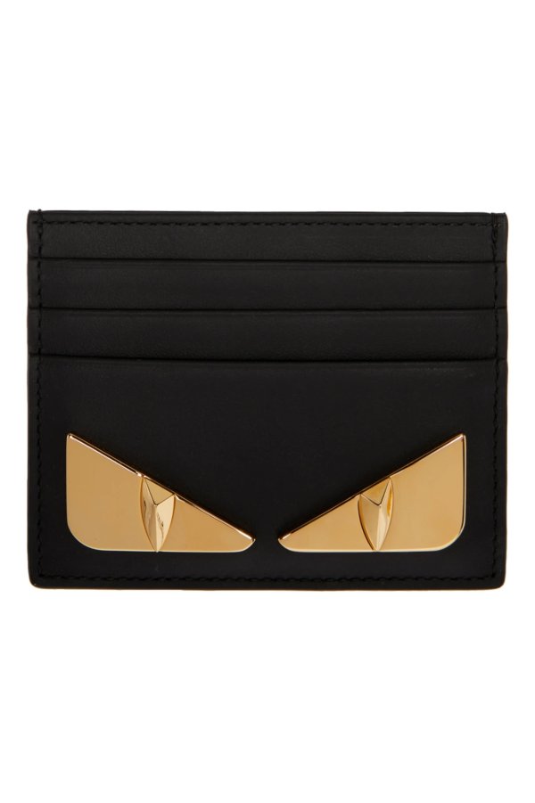 Black & Gold Bag Bugs Card Holder