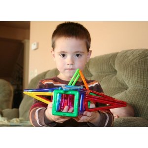 Magformers儿童益智玩具磁力片62片装
