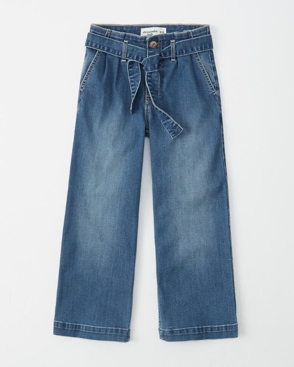 girls paperbag waist jeans | girls | Abercrombie.com