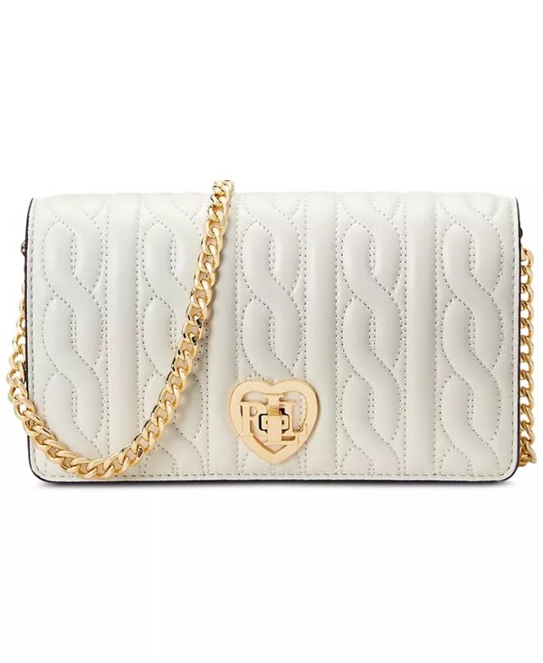 Quilted Leather Turn-Lock Mini Crossbody