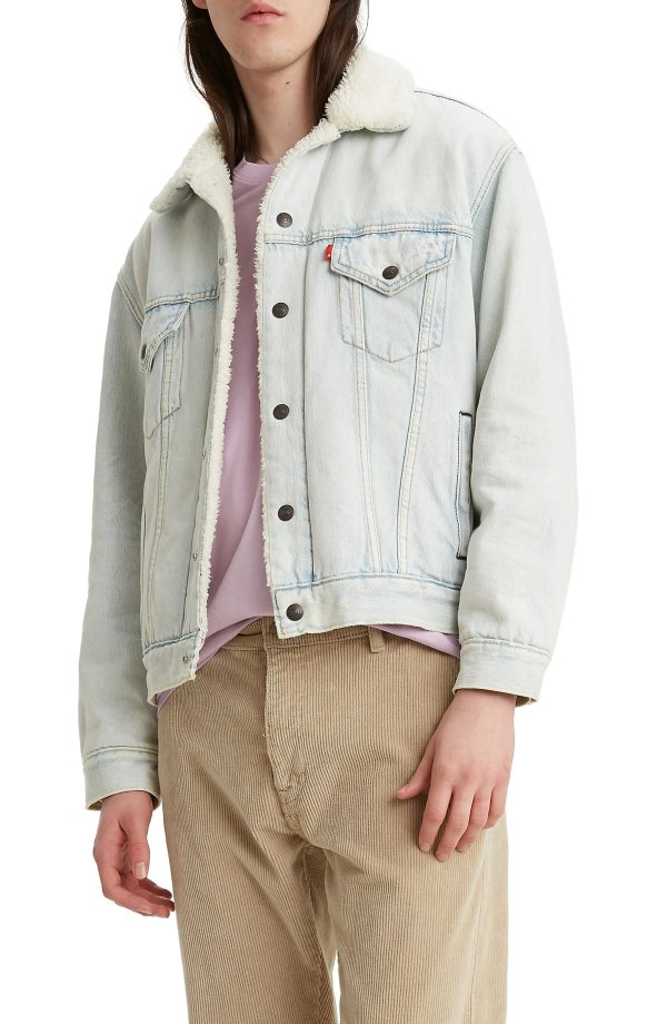 Levis® Vintage Fit Fleece Denim Trucker Jacket