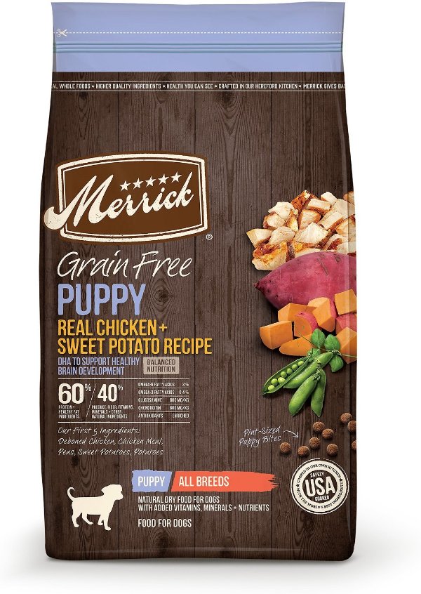 Grain-Free Puppy Chicken & Sweet Potato Recipe Dry Dog Food | Chewy (Free Shipping)