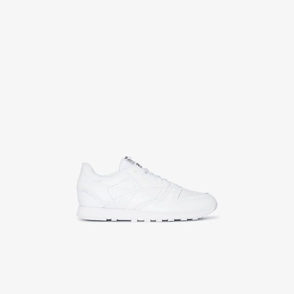 X Maison Margiela white classics leather low top sneakers | Browns