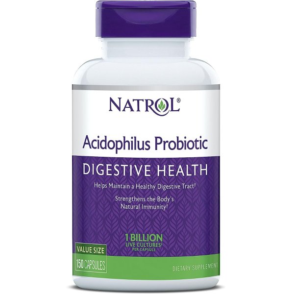Natrol Acidophilus Probiotic - 100 mg - 150 Capsules