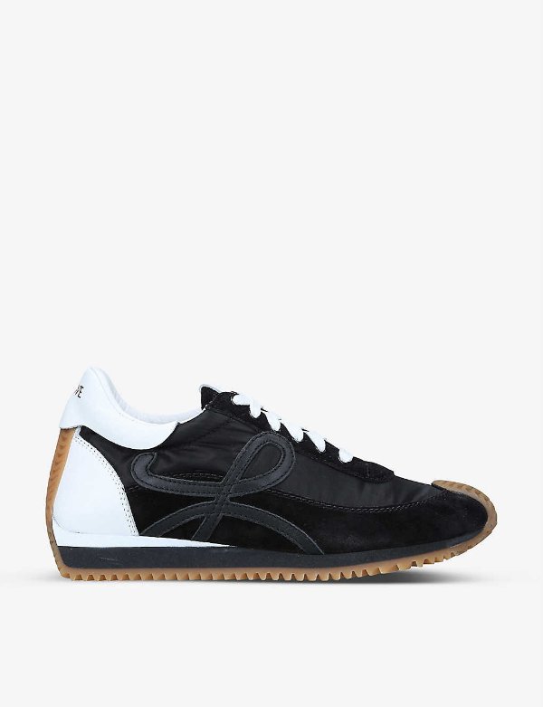 Flow Runner leather trainers