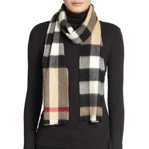 Select Burberry Scarves @ Saks Fifth Avenue