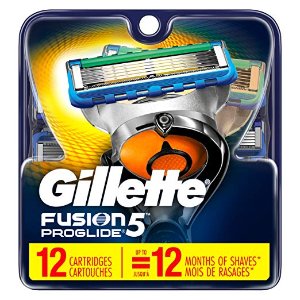 Gillette 精选男士剃须刀及刀片更换装 12支