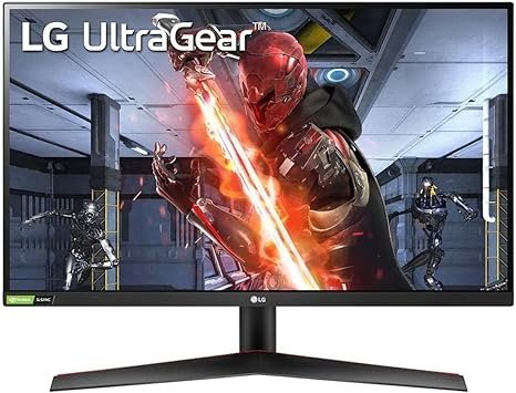 27GN800-B 27 Inch Ultragear QHD (2560 x 1440) IPS Gaming Monitor with IPS 1ms (GtG) Response Time / 144Hz Refresh Rate and NVIDIA G-SYNC Compatible with AMD FreeSync Premium - Black