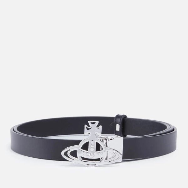 Small Line Orb Leather Belt
