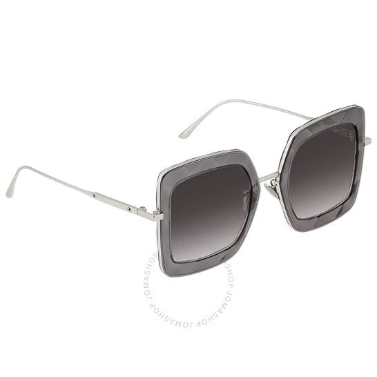 Grey Gradient Square Ladies Sunglasses BV0209S 001 51