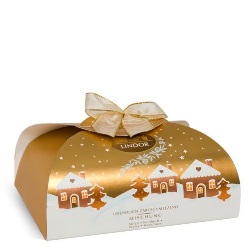 Holiday Gold Collection LINDOR Gold Bow Box (24-pc, 10.6 oz)