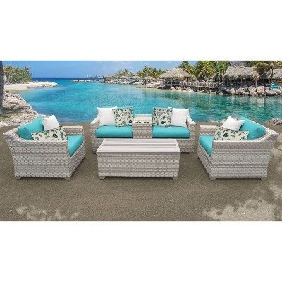 Fairmont 6pc Patio Seating Set with Cushions - TK Classics
