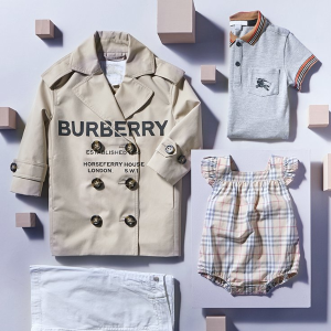 Burberry 大量儿童T恤、风衣、卫衣等优惠 风衣有大童码