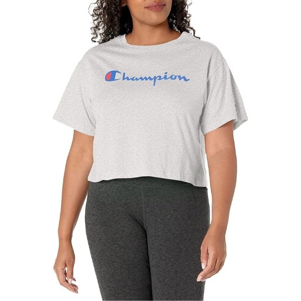 Women's Cropped T-Shirt, Classic Cropped Tee Shirt for Women, Crop Top Tee Shirts