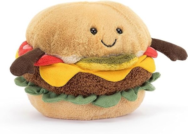 Amuseable Burger Food Plush