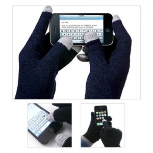 2 Pack: Unisex Conductive Touch Screen Glove