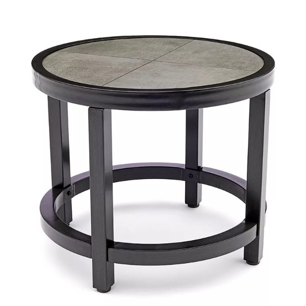CLOSEOUT! Deco Outdoor 24" Round End Table, Created for Macy's