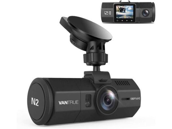 Vantrue N2 Uber Dual Dash Cam-1080P Inside and Outside Dash Camera for Cars 1.5" Near 360° Wide Angle Lyft Dashboard Cam w/ Parking Mode, Motion Detection, Front Camera Night Vision Effects - Newegg.com