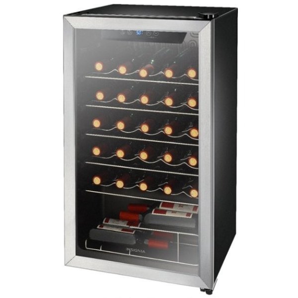 - 29-Bottle Wine Cooler - Stainless Steel