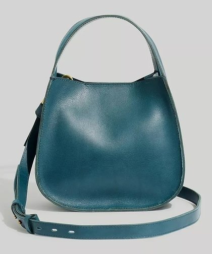 Mineral Blue Sydney Leather Shoulder Bag