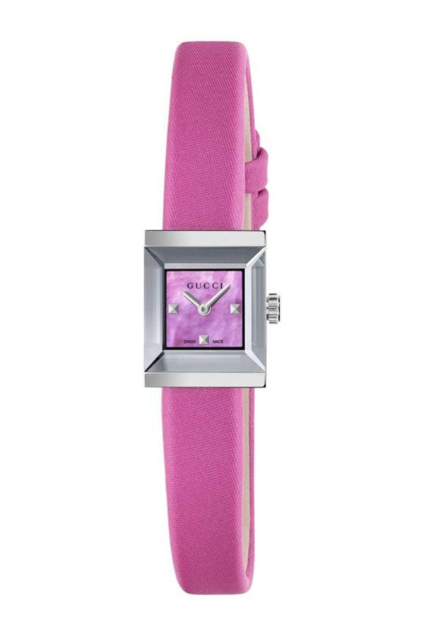 Women's Square Satin Bracelet Watch, 14x18mm