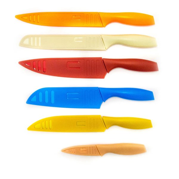 12-Piece Multicolor Knife Set