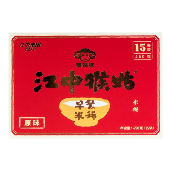 江中猴姑早餐米稀 原味 15袋入 450g