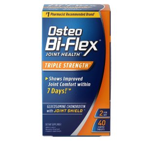7.5折+买1送1 平均$5.35/瓶Osteo Bi-Flex 3倍强效维骨力 含维生素C 40粒