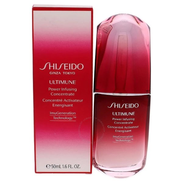 Ultimune Power Infusing Concentrate by Shiseido for Unisex - 2.5 oz Concentrate