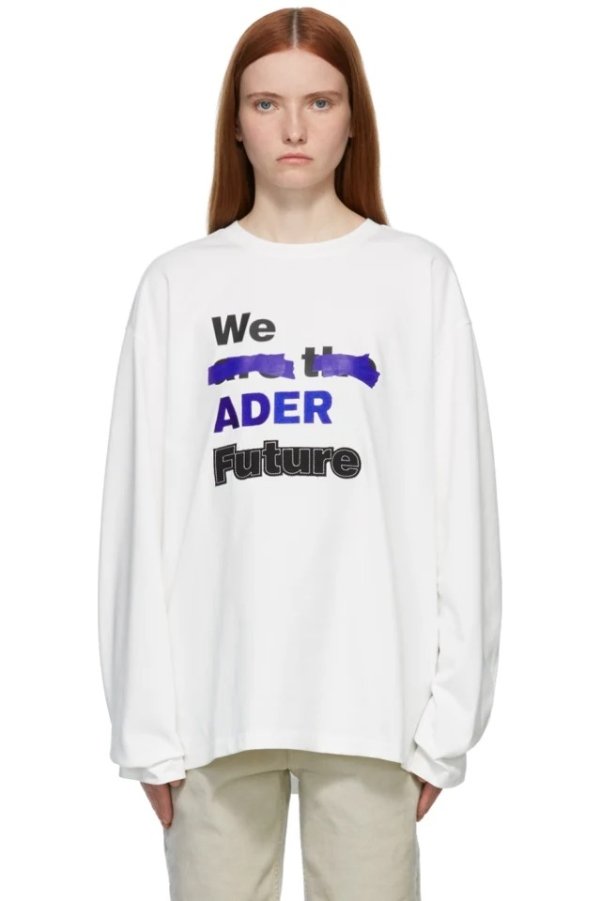Off-White 'We Are The Ader Future' Long Sleeve T-Shirt