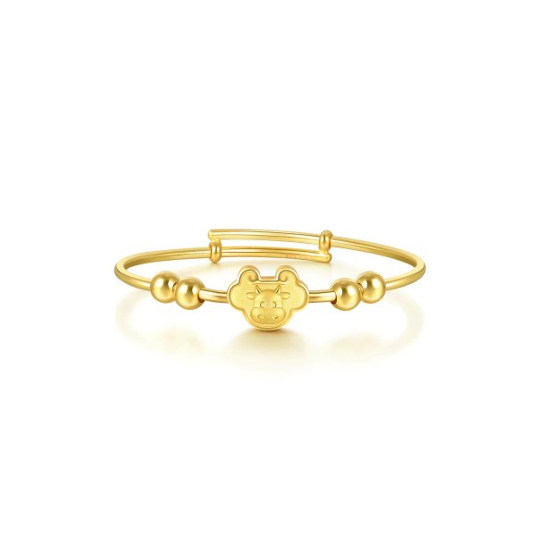 Chinese Gifting Collection 999.9 Gold Baby Bangle