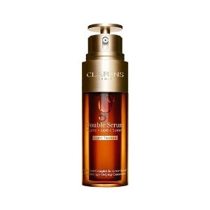 ClarinsNEW Double Serum Light | Anti Aging | Visibly Firms, Smoothes & Boosts Radiance in 7 Days* | 21 Plant Ingredients | Turmeric | Lighter Texture | Great for Oily Skin and Humid Climates
