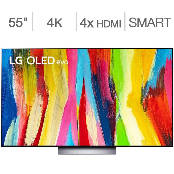 55" Class - OLED C2 Series - 4K UHD OLED TV - Allstate 3-Year Protection Plan Bundle Included for 5 years of total coverage*
