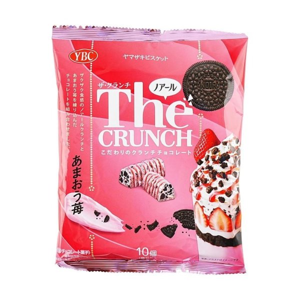 YBC The Crunch Strawberry Biscuits, 10 pcs