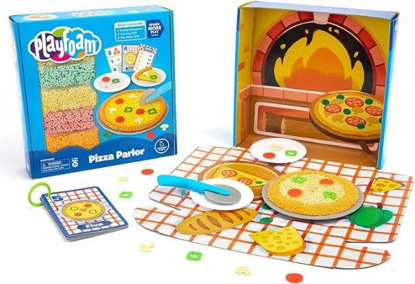 Playfoam Pizza Parlor, With 5 Colors Of Playfoam, Non-Toxic, Sensory Toy, Gift For Boys & Girls, Ages 3+