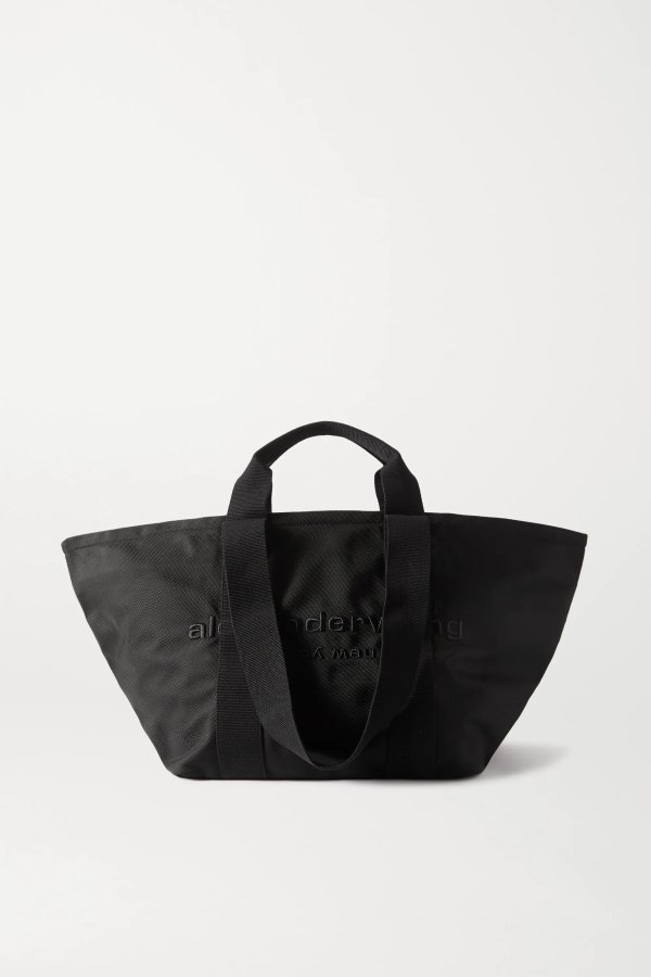 Primal large embroidered canvas tote
