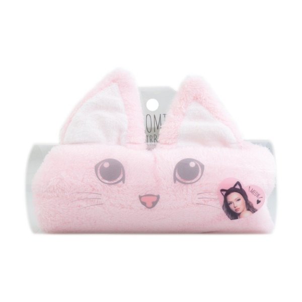 日本OHEYA 猫耳朵发带 #粉红色 1件入