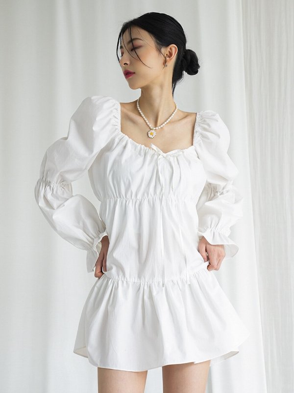 Angel Mini Dress (White)