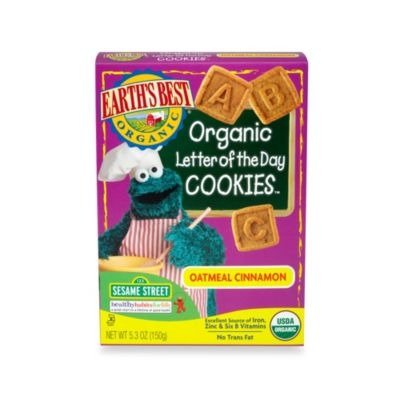 ® Organic 5.3 oz. Sesame Street Letter of the Day Oatmeal Cinnamon Cookies