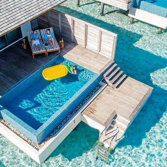 65% off—Maldives overwater (and all-inclusive) 5-star villa
